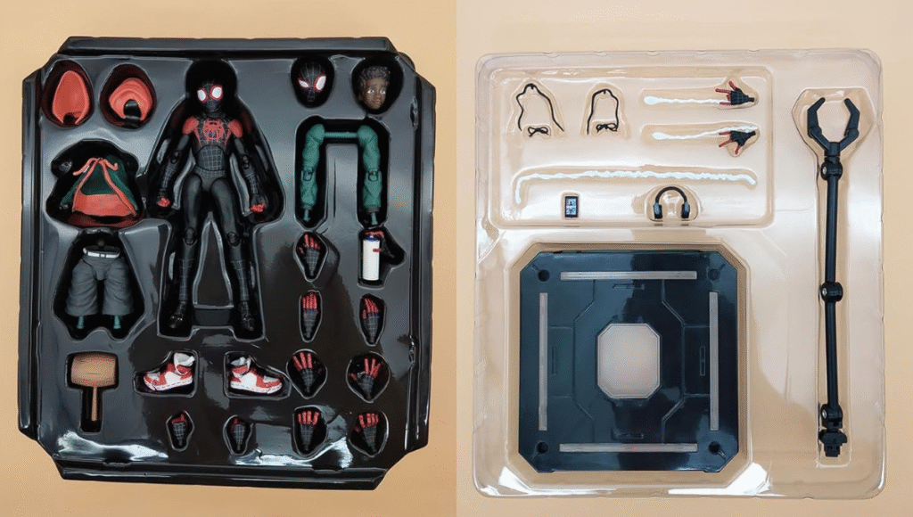 Foto da caixa de uma action figure da Hot Toys