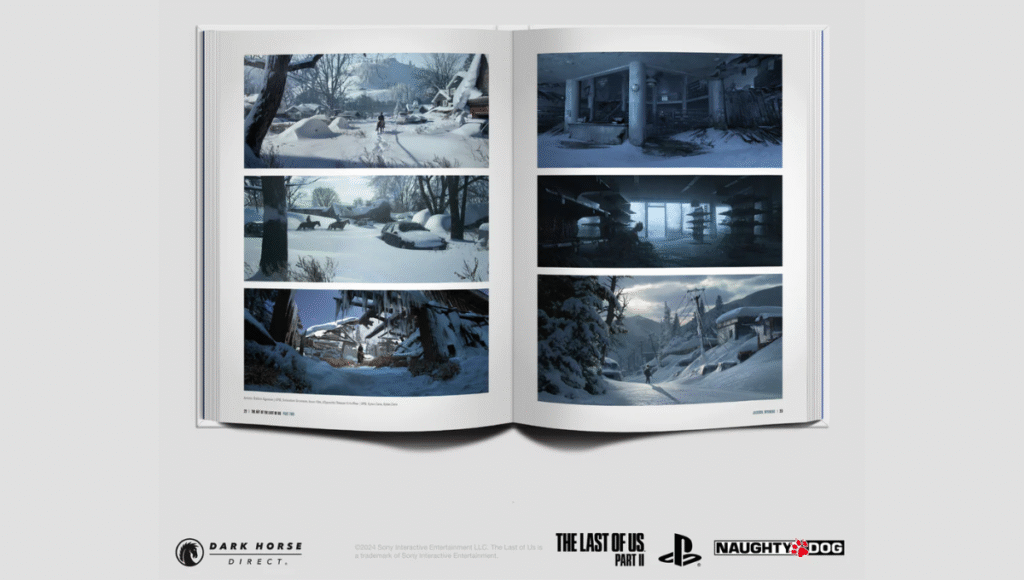 intimate creator commentary in the full-color hardcover volume The Art of The Last of Us Part II.