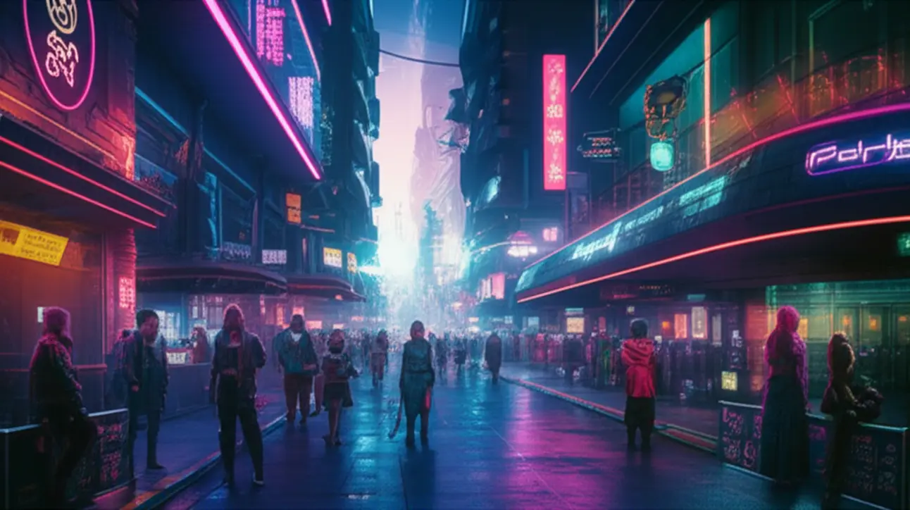 Imagem de um coração estilizado com elementos de Night City, simbolizando a importância das gírias na cultura de Cyberpunk 2077 e no inglês real.