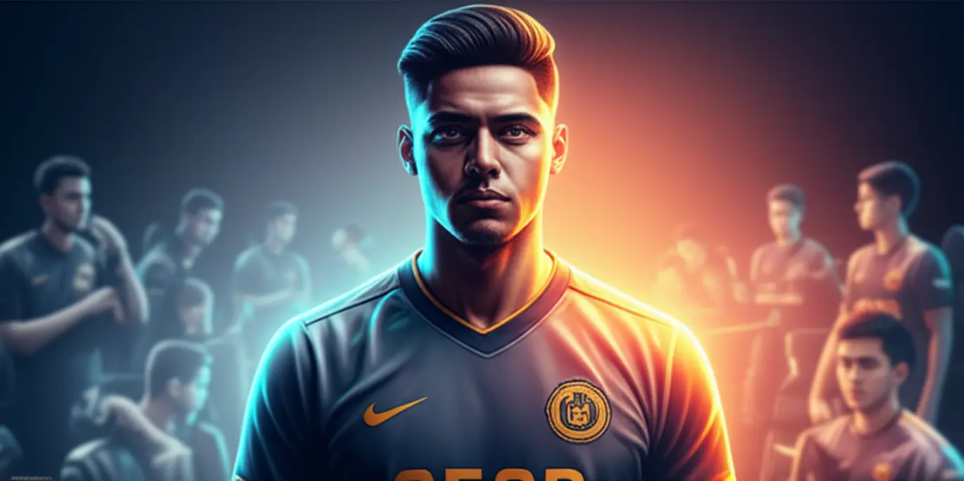 Pessoa sorrindo e usando fones de ouvido em um ambiente de escritório, simbolizando fluência em inglês profissional.